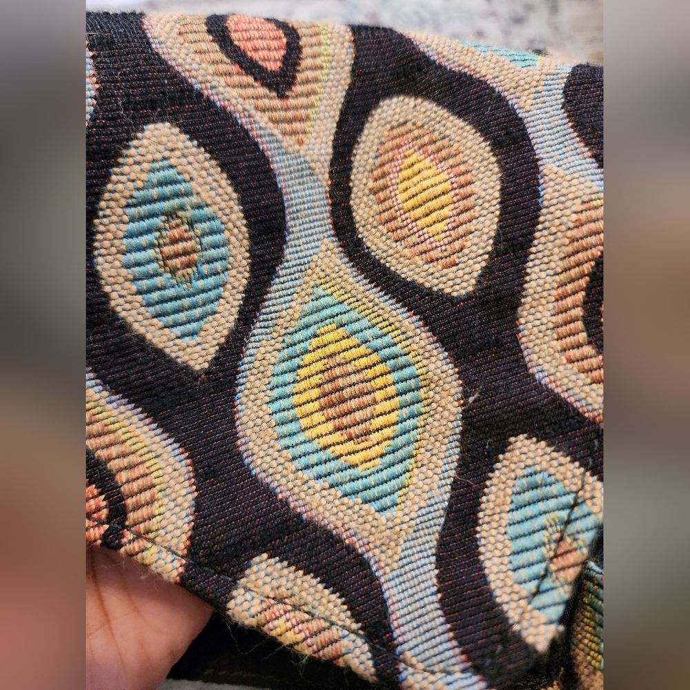 Boho Tapestry Woven Crossbody Shoulder Bag Multicolor Festival - Picture 7 of 11